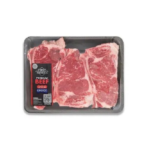 Bone In Beef New York Strip Steak Family Pack